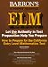 Books : How to Prepare for the California Entry Level Mathematics Test (Barron's)
