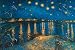 Canvas Print, Night at the Rhone - 42 x 28
