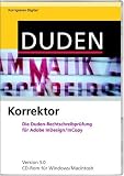 Duden Korrektor für Adobe InDesign / InCopy, 1 CD-ROM Die Rechtschreibprüfung für Adobe InDesign