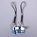 Snoopy Couple Pair Cell Phone Charm Pendant Blue