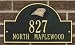 Carolina Panthers Black and Gold Personalized Address Plaque