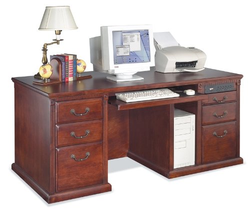 Huntington Club Double Pedestal Computer Desk