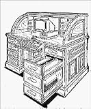 Computer Roll Top Desk (Base)
