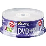 Memorex 4.7GB 8x DVD+R Media (25-Pack Spindle)