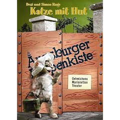 Augsburger Puppenkiste - Katze mit Hut