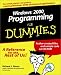 Book Windows 2000 Programming for Dummies
