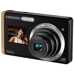 Samsung ST550 Digitalkamera (12 Megapixel, 4,6-fach Zoom, 8,9 cm (3,5 Zoll) Touchscreen, Front Display mit 1,5", Bildstabilisierung) gold