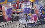 Tropix 16 oz. Pisces Mugs-Set of 4 PISCES 4 Piece Set