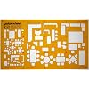 1:50 und 1:100 Architekt Schablone Zeichenschablone M�blierung - Innenarchitektur Technisches Zeichnen