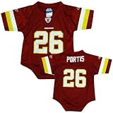 Reebok Washington Redskins #26 Clinton Portis Burgundy Infant One-Piece Replica Football Jersey