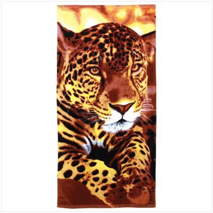 Cheetah Print Beach Towel