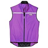 Buy TAIGA Cycle Vest - Wind and Water Repellent Cycling Vest, Plum, MADE IN CANADA