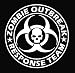 Zombie Outbreak Response Team NEW DESIGN Die Cut Vinyl Decal Sticker 5" Etch