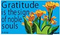 Gratitude Auto Glass Sticker