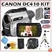 Canon DC410 DVD Camcorder + Accessory Kit