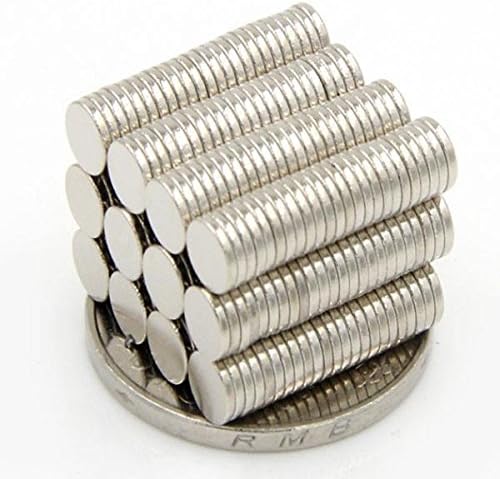 MARKIN 100pcs 5mm x 1mm N35 Fridge Magnets for Children Adult DIY