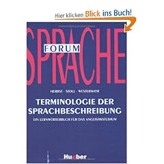Terminologie der Sprachbeschreibung: Ein Lernw�rterbuch f�r das Anglistikstudium