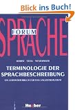 Terminologie der Sprachbeschreibung: Ein Lernw�rterbuch f�r das Anglistikstudium