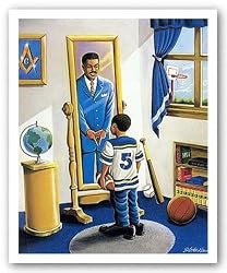 I Shall Be Raised Again - Masonic by Lester J. Kern 8"x10" Art Print Poster