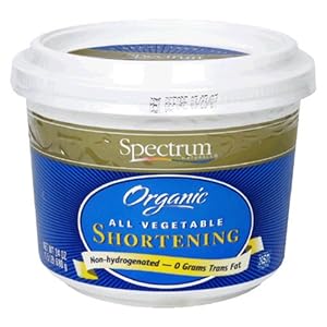 Spectrum Naturals Organic Shortening, All Vegetable, 24-Ounce Containers (Pack of 4)