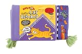 Fat Cat Kitty Hoots Fleecy Cat Blanket Purple