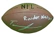 Oakland Raiders Taiwan Jones Autographed NFL Wilson Composite Football Featuring "Raider Nation" Inscription! Proof Photo