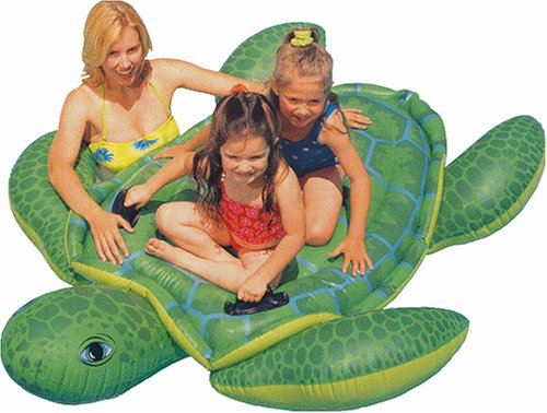 SportingGoods: Jumbo Inflatable Turtle Ride On