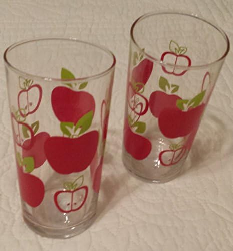 12 Oz. Apple Juice Drinkware Glass Set of 4