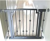 Emperor Rings Hallway Dog Gate - Mocha