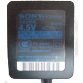 Sony 4.5V Ac Mains Power Adapter Product Code AC-E45HG Ac adapter for Sony D-E330, D-EJ001 ,D-NS707F-S2, MZ-F40 ,PSYC Portable CD Walkman DEJ010PS Blue and White, P-3/ATRAC3 CD Walkman DNE329SP, DNE326CK MP3/ATRAC3 Walkman, ICF-SW35 Digital Tuning Worldband Receiver, Sony Portable DVD Players. US model with UK adapter