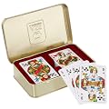 ASS Altenburger Spielkarten 70067 - Romme, goldene Metalldose