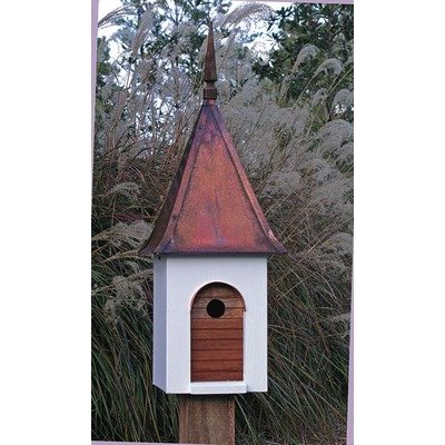 French Villa Bird House Copper Roof