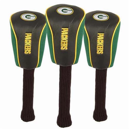 Green Bay Packers NFL Golf Mesh Set of 3 Headcovers