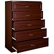5-Drawer Chest - Mahogany