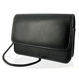 Leather Case for Garmin Nuvi GPS 200W 250W 260W 205W 255W 265WT 880 600 610 650 850 660 670 750 760 770 780 755T 765T 775T 785T Series Free Screen Protector