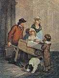 Art print Hot Spice Gingerbread by Francis Wheatley - image size w 11 cm x h 15 cm