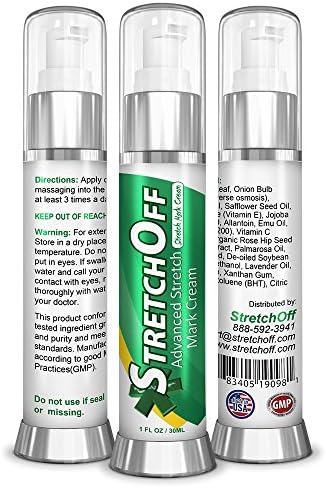 StretchOff - 2-step Dual-Action Gel & Cream formula for Stretch Marks - 2 Gels + 2 Creams
