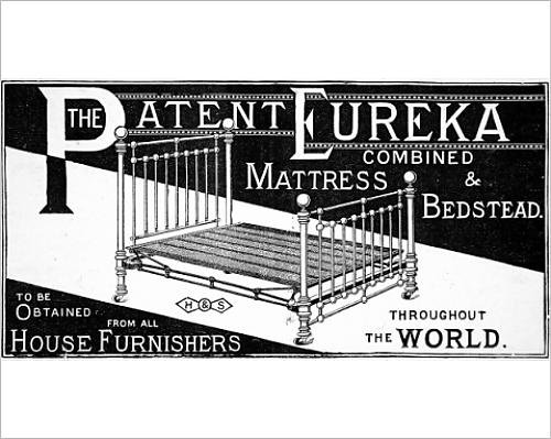 Photographic Print of Patent Euraka Mattress and Bedstead
