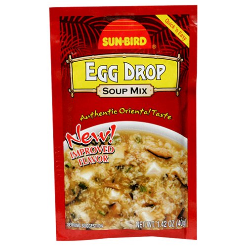 Sun Bird Soup Mix, Egg Drop, 1-Ounce Packets (Pack of 24) by Sun Bird