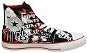 CONVERSE All Star Hi - Chucks - Black/White/Red - Schwarz/Weiss/Rot