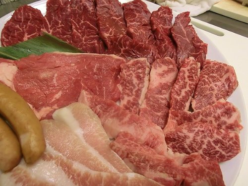 【送料無料】　得得焼肉盛り合わせ二名様向き（４００ｇ）　１４８０円　　焼肉みゆたろう