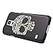Seedan Flower Skull Painted PC Hard Case for Samsung Galaxy S5 i9600 Protective Back Black Cover Skin