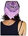 Sunshine Joy Paisley Hippie Bandana 22x22 Inches - Electric Purple
