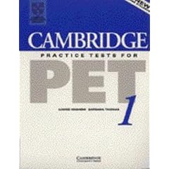 Cambridge Practice Tests for PET 1 Student's book