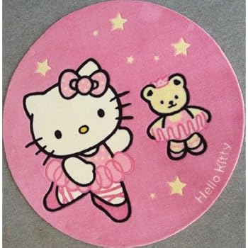 Tapis enfants HELLO KITTY Les enfants tapis de jeu tapis autour de 100 cm Tapis enfants HELLO KITTY Les enfants tapis de jeu tapis autour de 100 cm