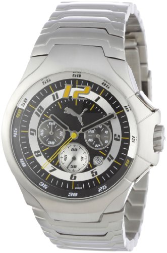 Puma Time Herrenuhr TOP GEAR UP CHRONO METAL SILVER A.PU100191006 Preisvergleich