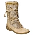 Women's Mossimo Supply Co. Kate Faux Fur Boots - Natural