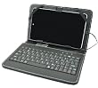 IVSO Slim Faux Leather Keyboard Case For Google Nexus 7 Tablet (NOT Compatible With Coby Kyros, Kindle Fire & Blackberry PlayBook) (Black)
