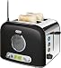 Breville Vtt296 Black 2 Slice Radio Toaster