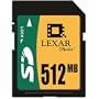 Lexar Media 512 MB Secure Digital Memory Card (Retail Package) SD512-231